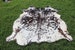 Amazing Tricolor Cowhide Rug Small Tricolor Cow Skin Rug Small Cow Hide Rug 4 x 4.5 Cowhide Floor Rug 17 to 19 Sqft 