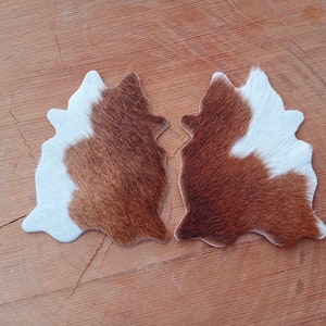 Untersetzer aus Rindsleder, 6er-Set, echte Rindsleder-Untersetzer, Western-Rindsleder-Gastgeschenke Bild 8