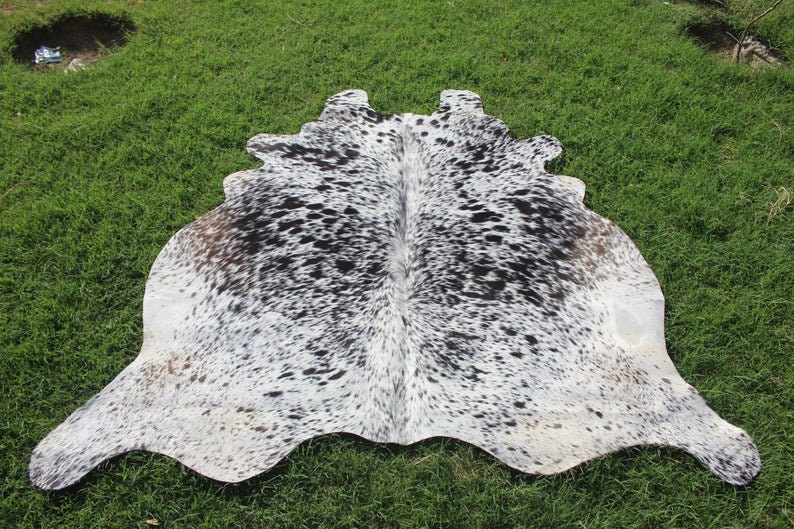 Amazing Tricolor Cowhide Rug Small Tricolor Cow Skin Rug Small Etsy