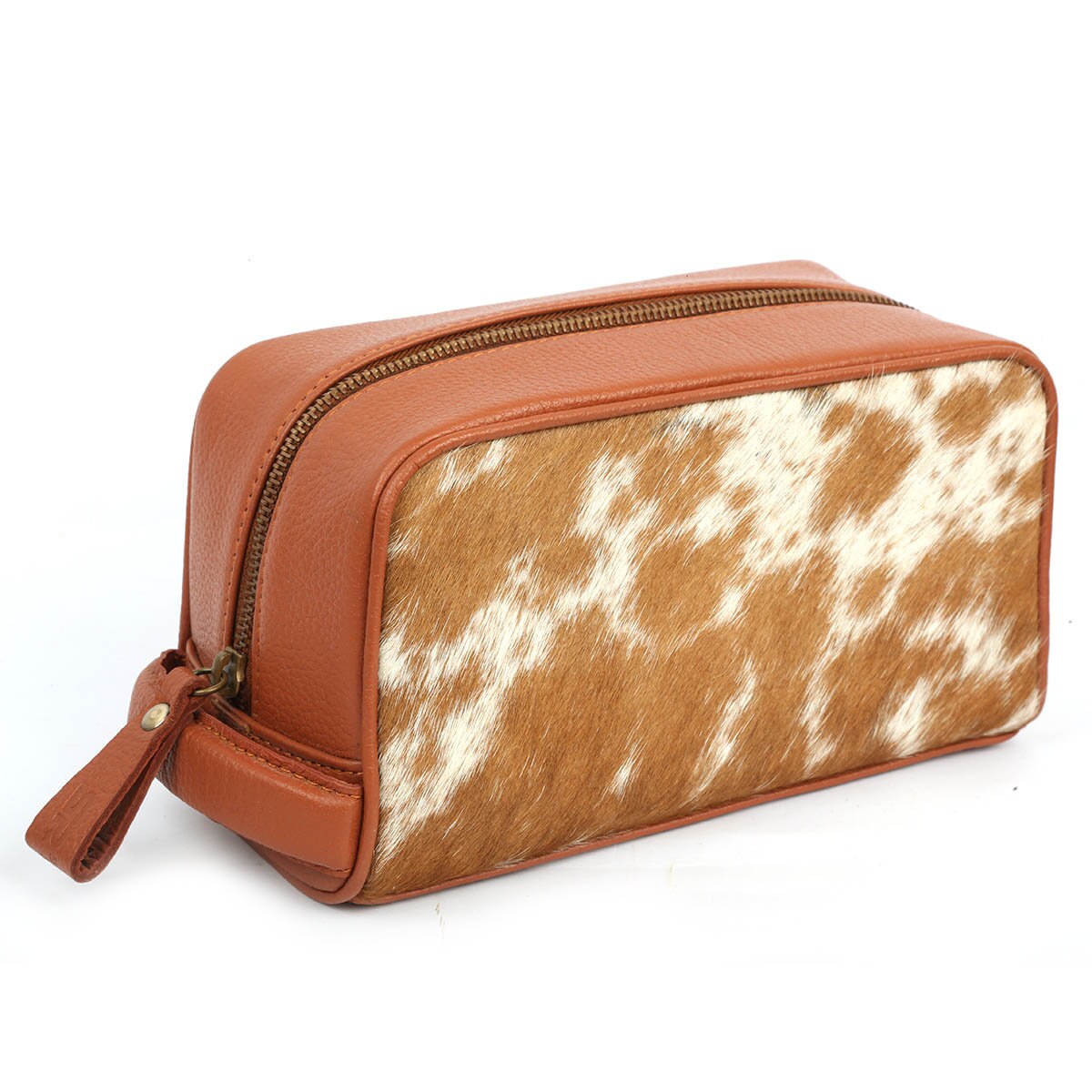 Leather Toiletry Bag For Men's Cowhide Travel Cases Gift Etsy