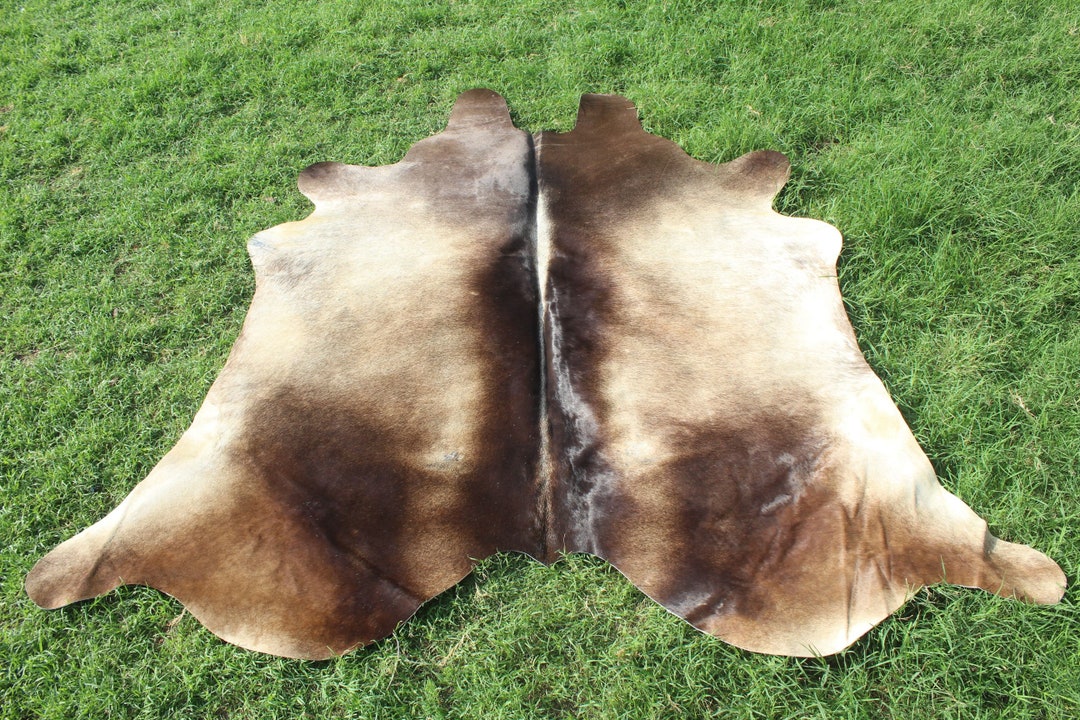 Exotic Cowhide Rug Tricolor Cow Skin Rug Real Cow Leather Hide Carpet ...