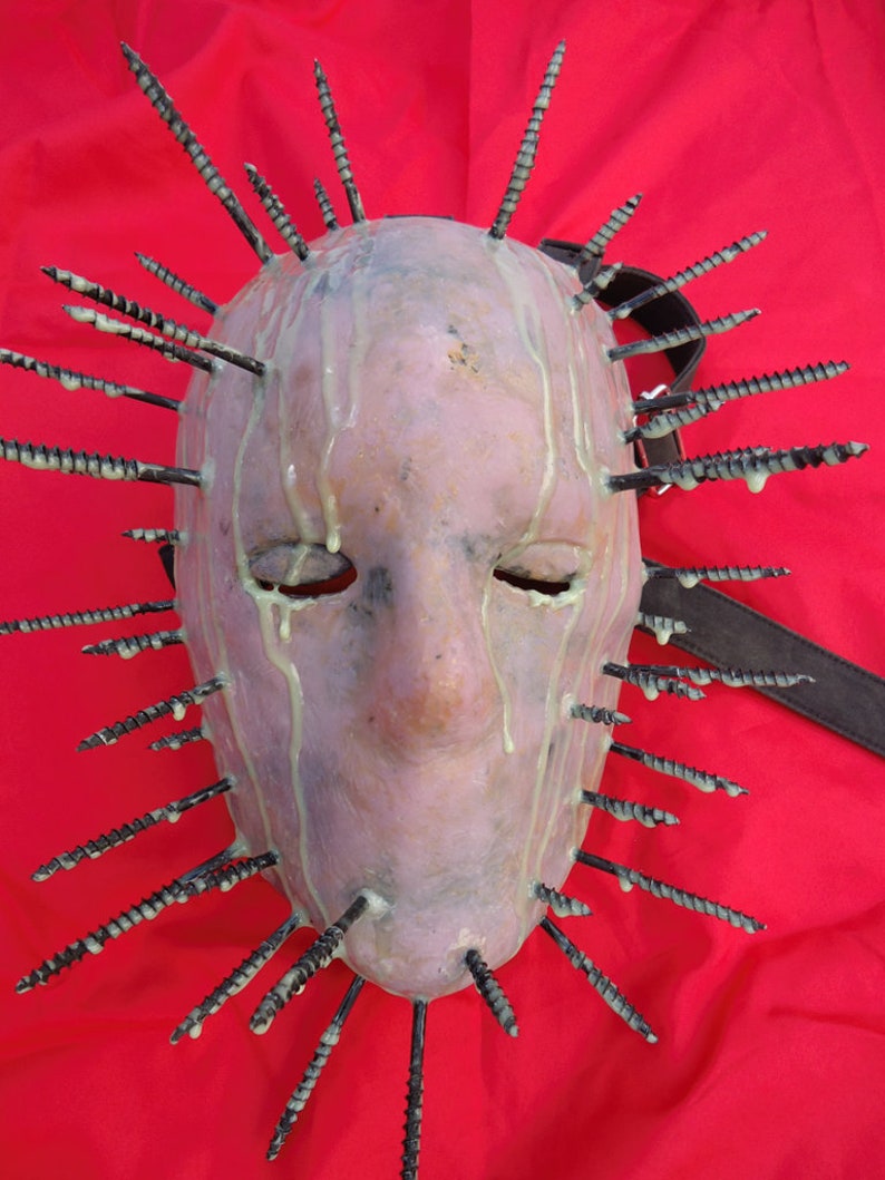 Glow in the dark mask,macabre mask,horror fan,macabre,gothic,Halloween mask,postapocalyptic mask,Halloween costume,handmade mask,steampunk