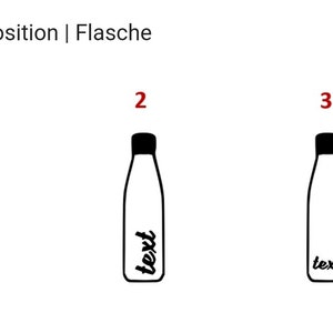 Trinkflasche mit oder ohne Gravur Lasergravur Personalisiert Logo Initialen Namen Bild 6