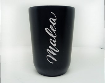 Thermo Kaffeebecher Edelstahl mit Wunschtext/Logo Lasergravur