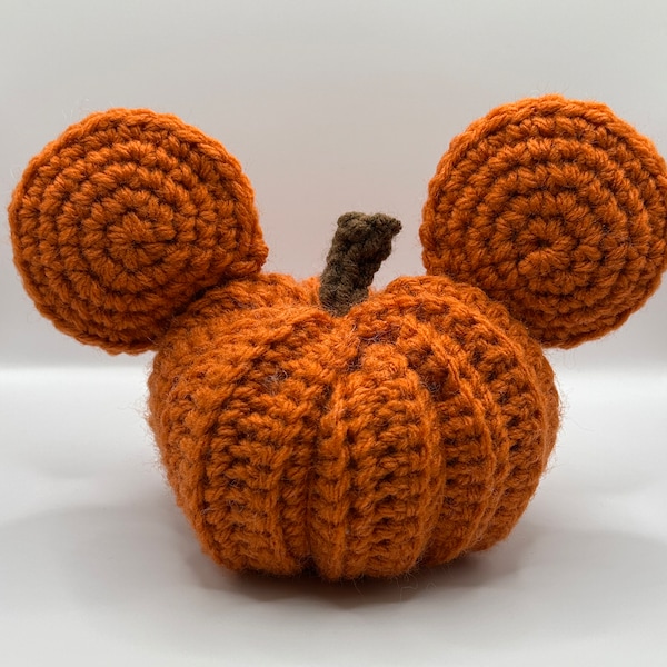 Handmade Mouse Pumpkin Fall Decor