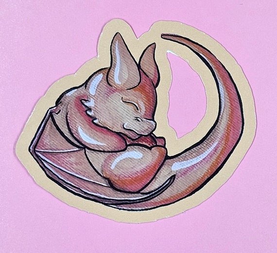 Sleeping Dragon Sticker