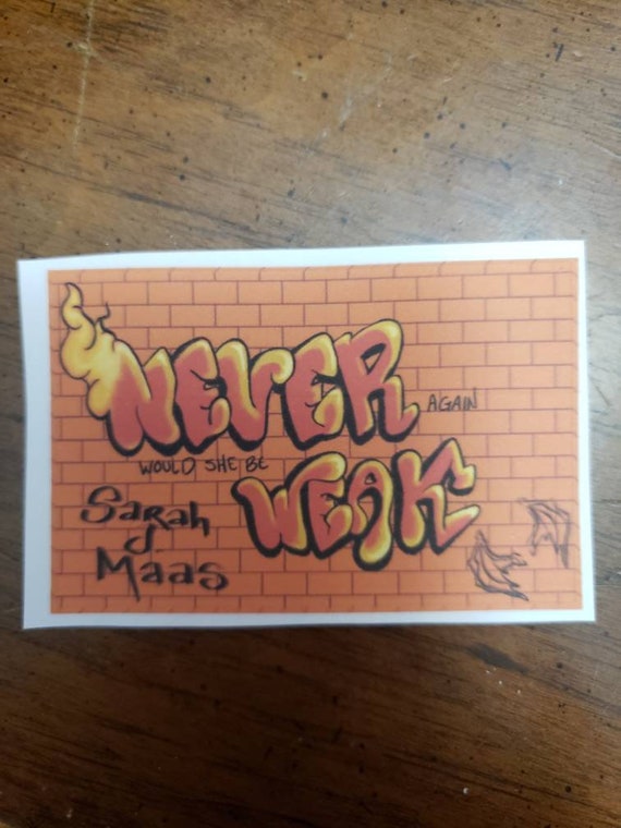 Sarah J Maas quote sticker
