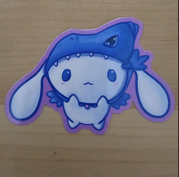 Cinnamoroll X Blue-Eyes White Dragon Sticker