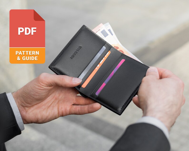 Compact Billfold Wallet PDF Pattern With Stepbystep Guide / Etsy