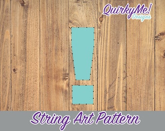 String Art Pattern - Exclamation 6x6