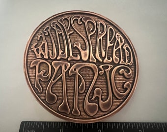 Widespread Panic Metal Belt Buckle COPPER Very Sturdy