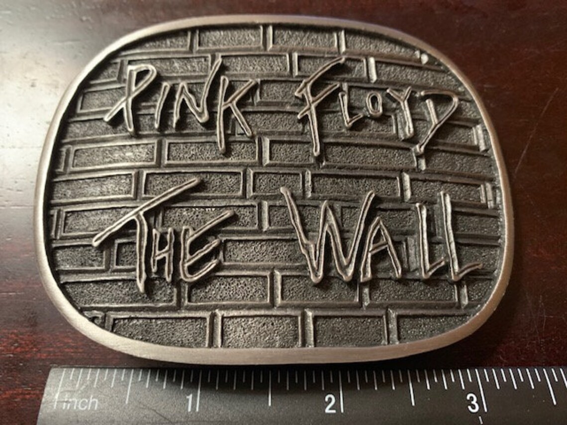 Pink Floyd Belt Buckle The Wall Very Sturdy Metal Etsy