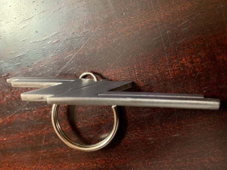 Set of 2 ZZ Top Key Chains Solid Metal Very Sturdy Etsy