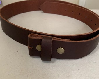 Brown Leather Belt | Etsy