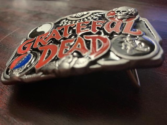 Ying Yang Bear Steal Your Face Grateful Dead Belt Buckle Enameled Strong