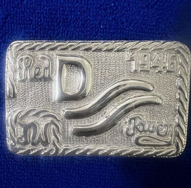 CLINT ORMS トロフィーバックル Zapata Turquoise & Gold Arrow Trophy