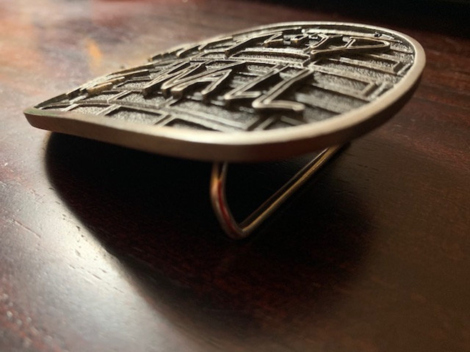 Pink Floyd Belt Buckle The Wall Very Sturdy Metal Etsy