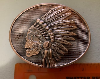Boucle de ceinture de travail vintage bergamote en laiton édition limitée (1983) - Canada