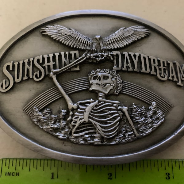 Sunshine Daydream Solid Metal Belt Buckle Very Sturdy