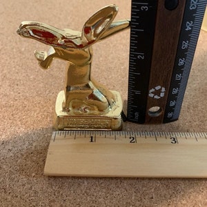 Timberjack Solid Metal Donkey GOLD Semi Heavy Statue 3 inches tall Reproduction