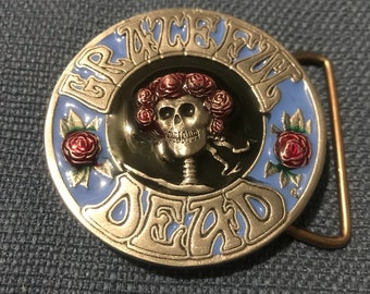 Grateful dead belt buckle