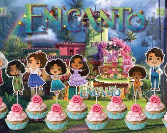 Encanto Inspired Cupcake Toppers