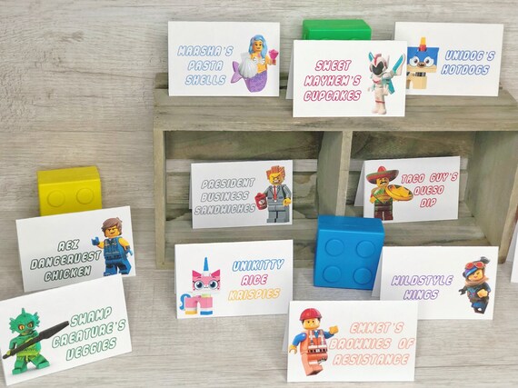 Instant Download Printable Food Place Cards Food Tent Cards | Etsy