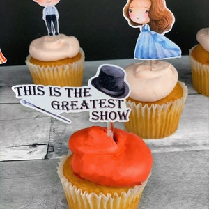 The Greatest Showman Circus Cupcake Toppers image 5