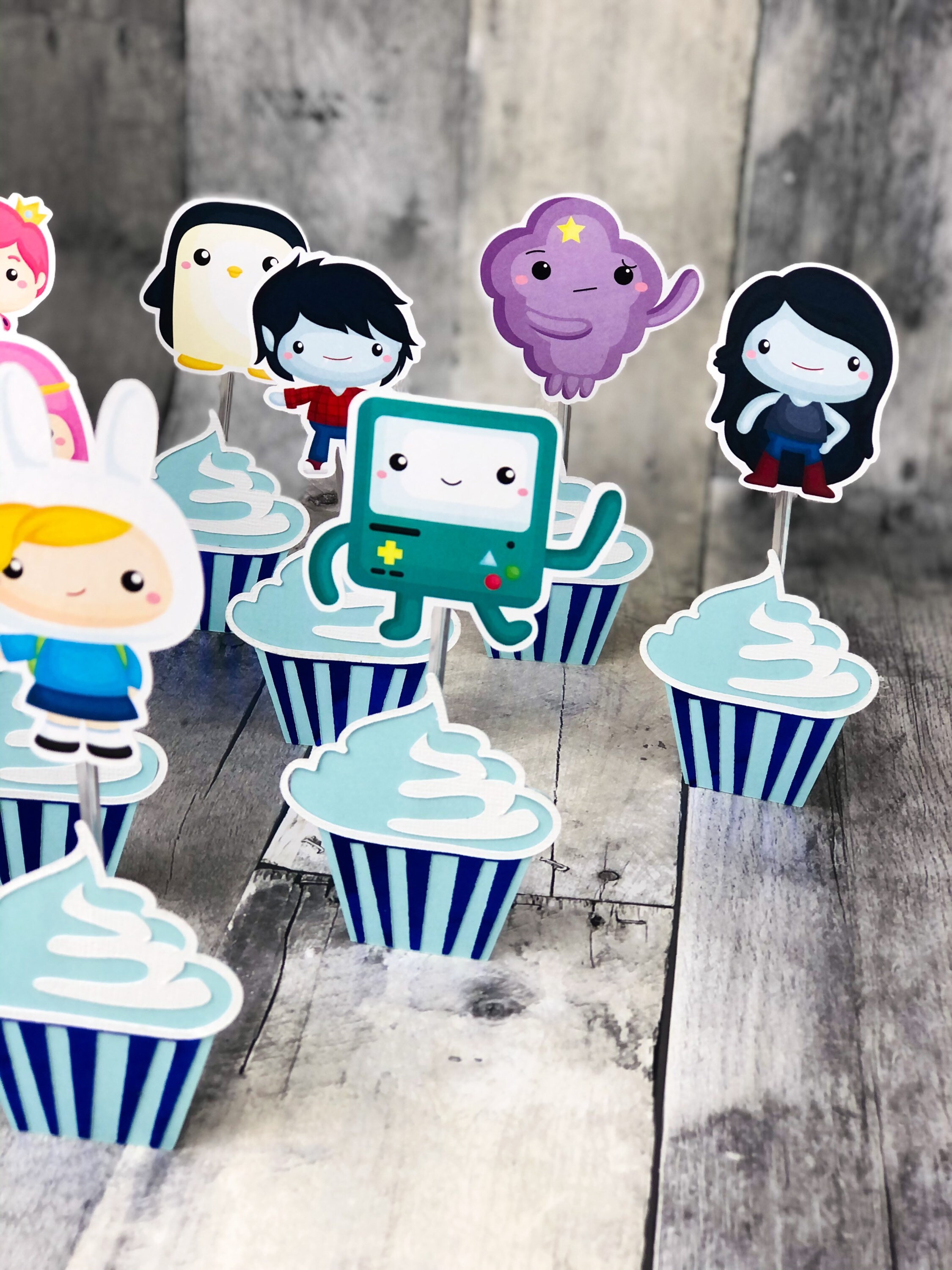 Adventure Time Cupcake Toppers | Etsy