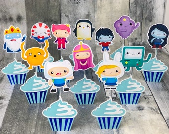 Adventure Time Cupcake Toppers