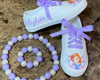 lilac coloured shoes