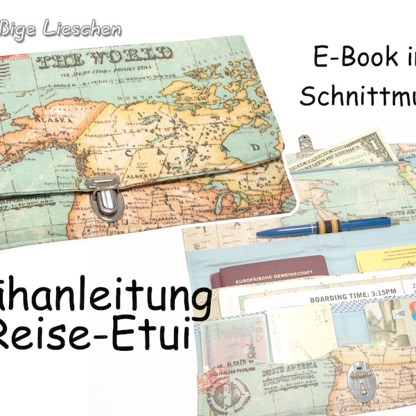 E-Book Reise-Etui Nähanleitung Reiseorganizer