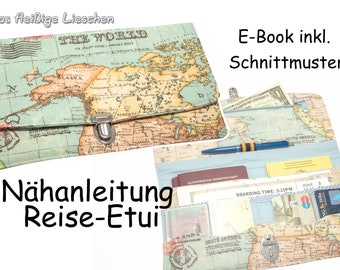 E-book travel case sewing instructions travel organizer