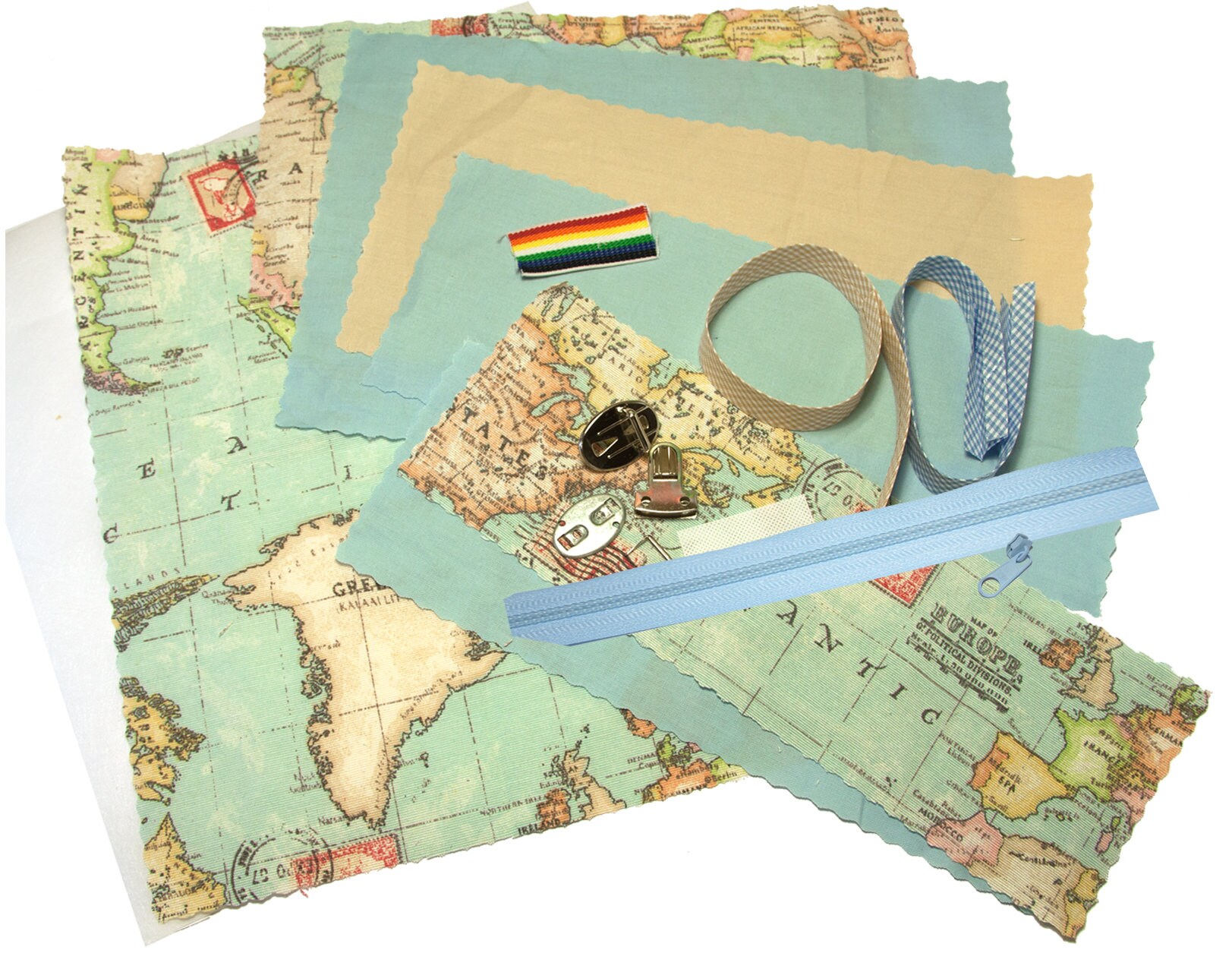 Etsy - Dasfleissigelieschen Argent Kit De Couture Trousse De Voyage Organisateur