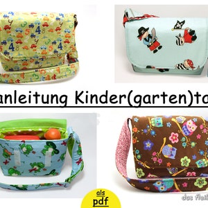 E-Book Kindergarten Bag Sewing Instructions Children&#39;s Bag