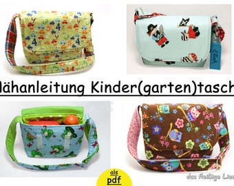 E-book kindergarten bag sewing instructions children's bag