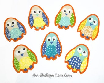 7x Owl Application Owl patch