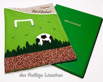 Carpeta de testimonios Folleto de fútbol