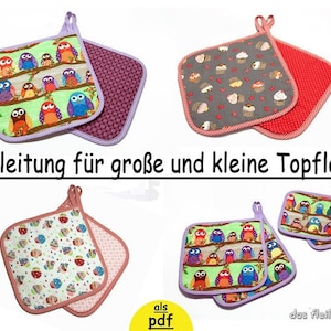 E-Book Potholder Sewing Instructions Potholder Tutorial