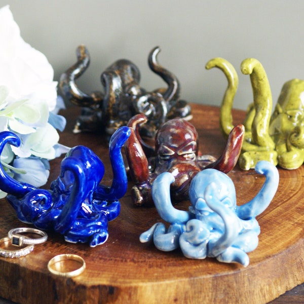 Octopus Ring Holder | Handmade Ceramic Ring Holder