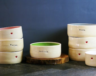 Tan As Is Pet Bowls | Ceramic Food and Water Bowls for Dogs, Cats, Pets
