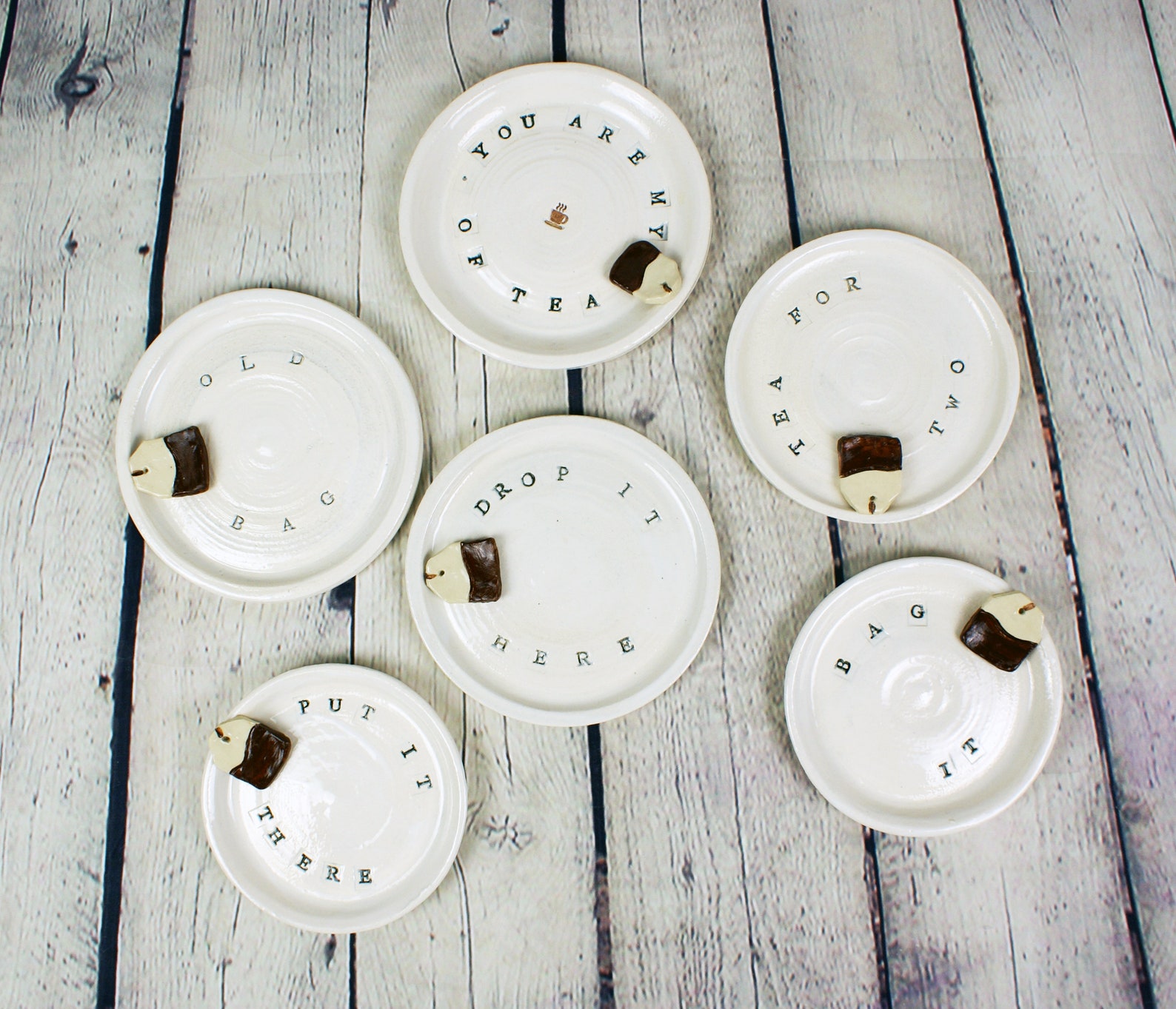 Tea Bag Dish Ceramic Dish for Used Tea Bags Etsy