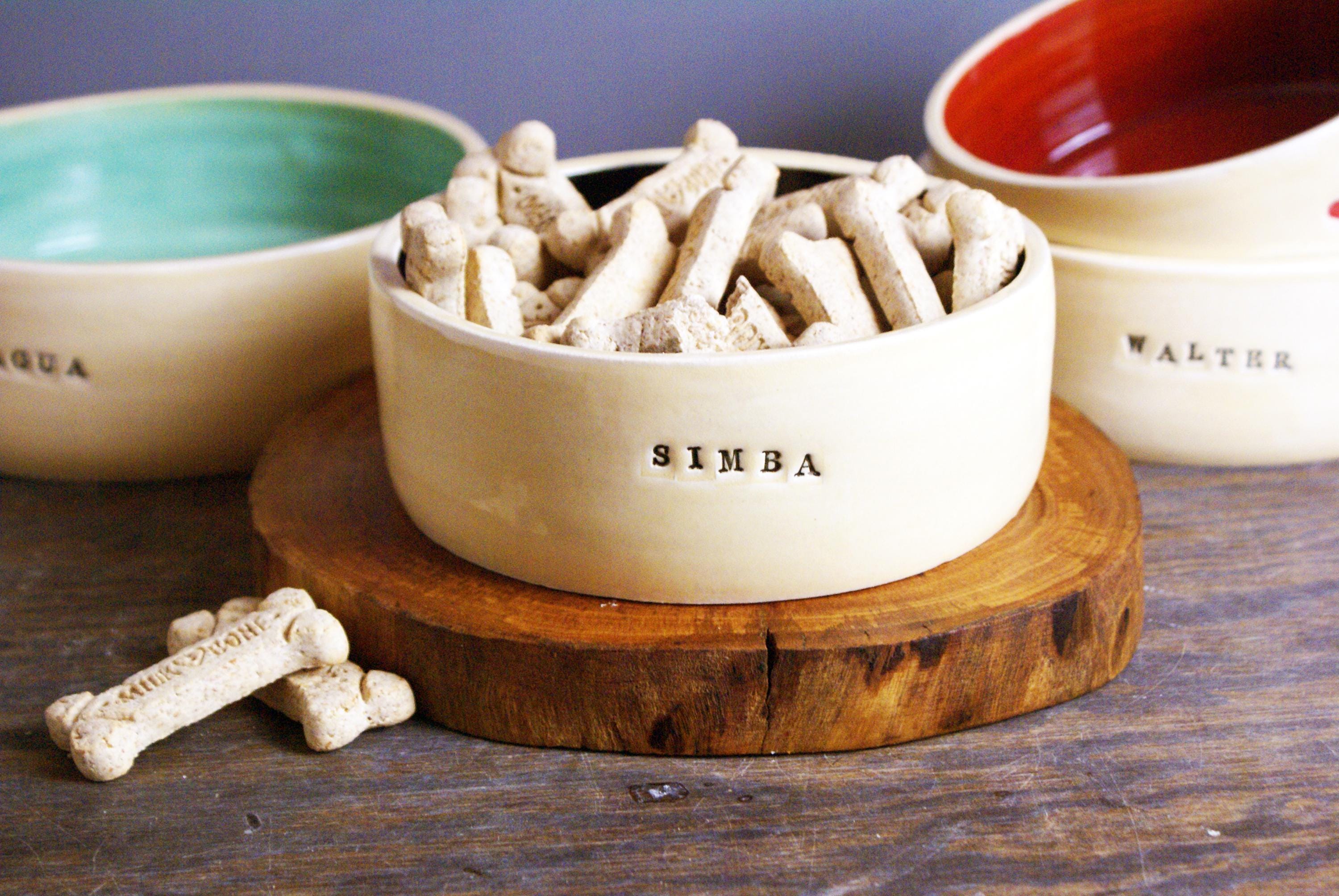 Handmade Ceramic Pet Bowls - Etsy