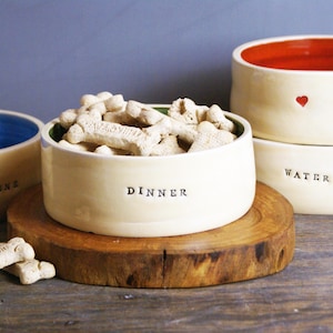 Ceramic dog food bowls outlet