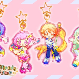 Project Sekai - Wonderlands x Showtime 3.5&quot; Glitter Keychain Acrylic Charms