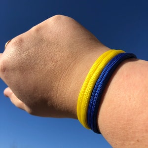 Blue and yellow sale wristband