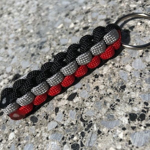 Volkswagen Style Colours VW Golf Polo up! GTI Edition30 Paracord Keyring Lanyard - Stocking Filler Christmas Gift
