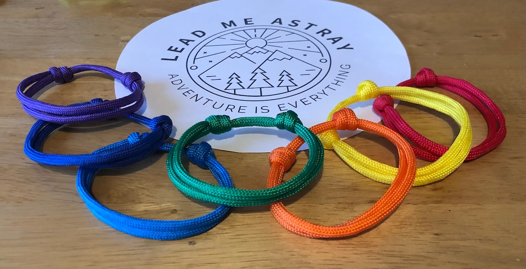 Paracord Adjustable Bracelet 20 Colours FREE UK DELIVERY Surf Skate