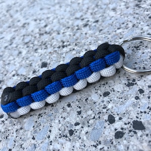 BMW Style Colours Motorrad Bike Motorcycle K1600 HP4 S1000 R1200 Keyring Lanyard Paracord  - Stocking Filler Christmas Gift