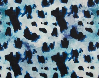 Leinenstoff, abstraktes Muster, Leopardenmuster